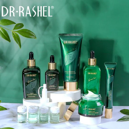 Dr Rashel green tea skin balancing facial kit 10 pcs