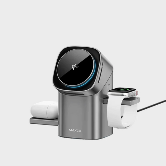 MAXCO 3 in 1 Rotating Wireless Charger - MW15