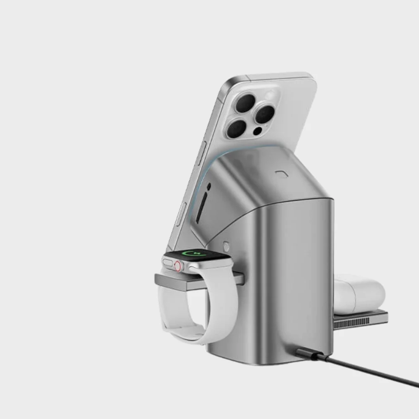 MAXCO 3 in 1 Rotating Wireless Charger - MW15